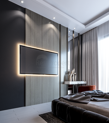 1+1 apartment in an exclusive complex