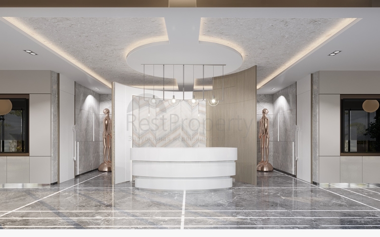 1+1 apartment in an exclusive complex