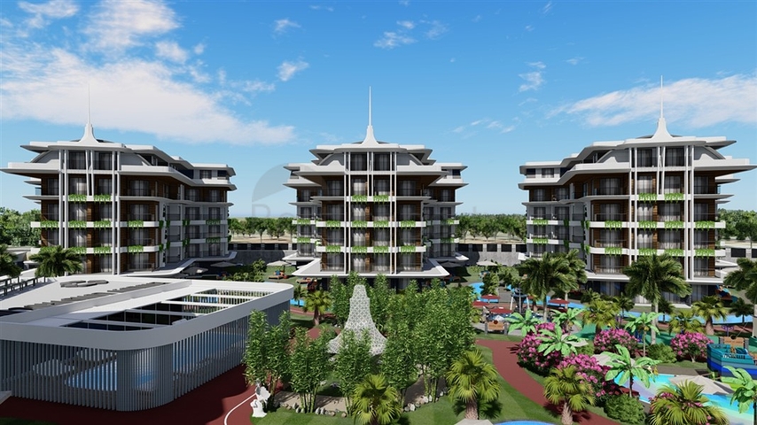 1+1 apartment in an exclusive complex