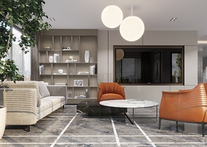 1+1 apartment in an exclusive complex