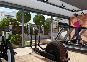 1+1 apartment in a new complex in the center of Alanya