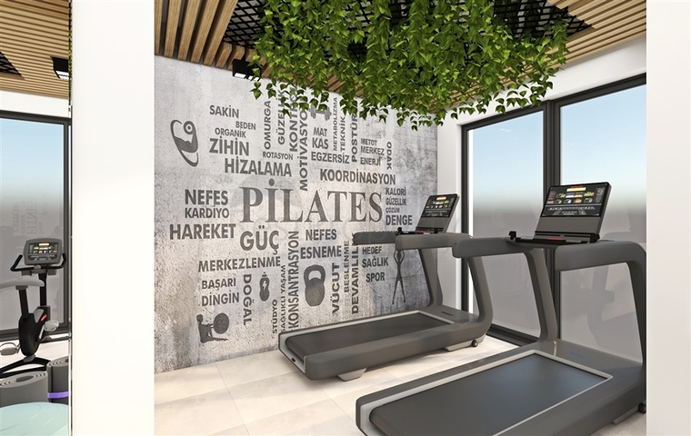 The complex is located 150 m from the sea in the Kestel area