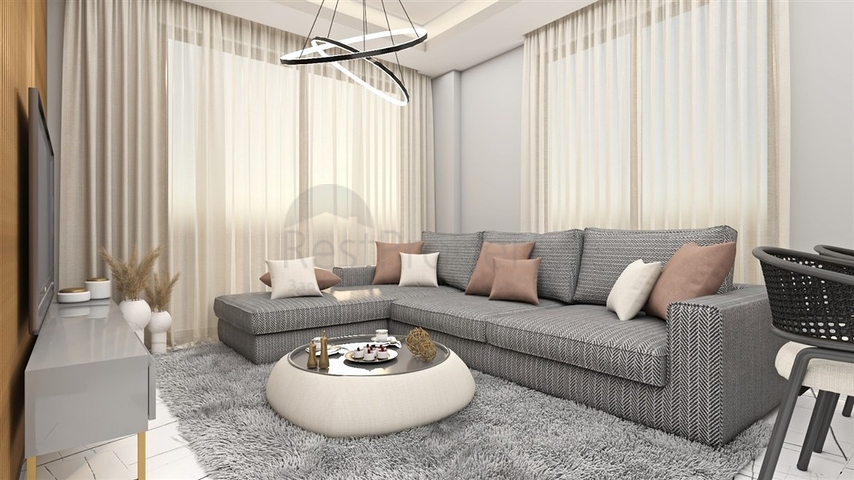 The complex is located 150 m from the sea in the Kestel area