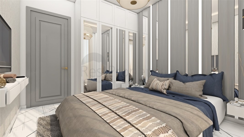 The complex is located 150 m from the sea in the Kestel area