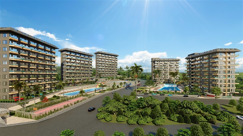 Apartments from the owner in a luxury complex in Avsallar district