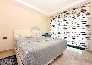 2+1 apartment in a respectable complex 50 meters from the beach in Kargicak district 