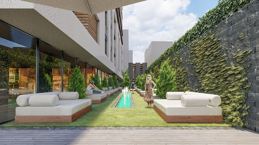 1+1 apartment in Mahmutlar district