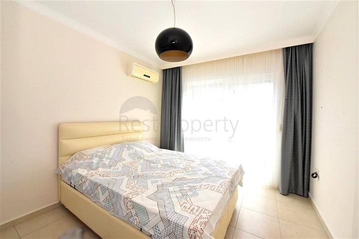 2+1 apartment 50 m from the sea in Kestel area 