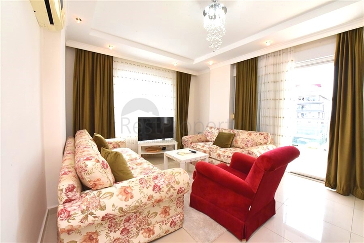 2+1 apartment 50 m from the sea in Kestel area 