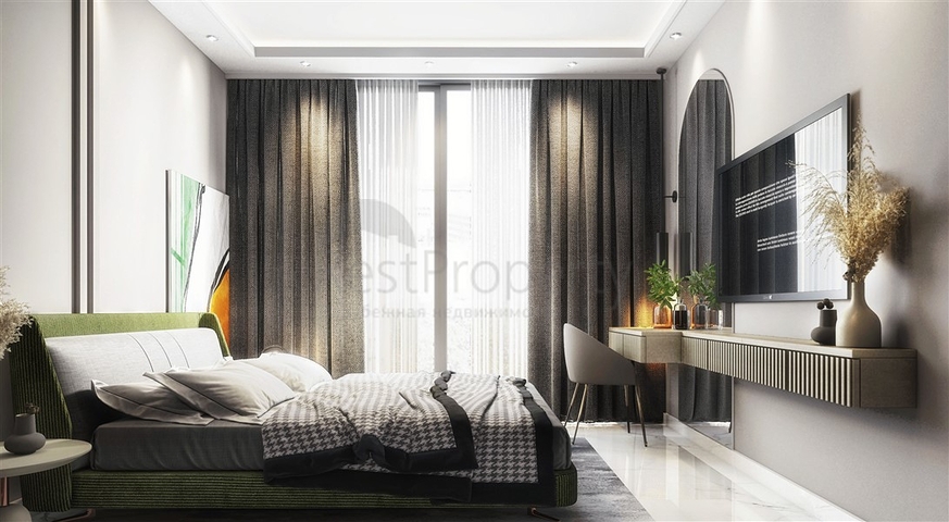 A new residential complex project in the Oba area