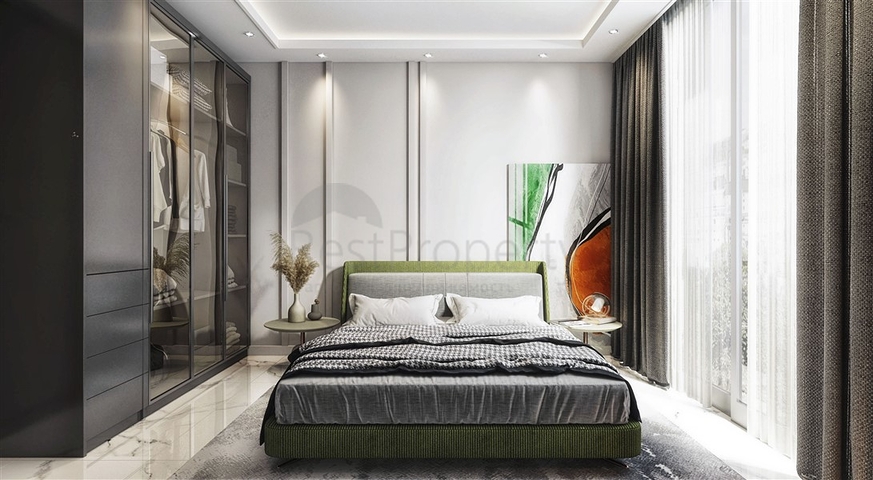 A new residential complex project in the Oba area