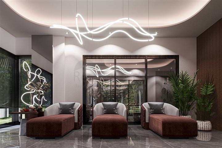 A new residential complex project in the Oba area