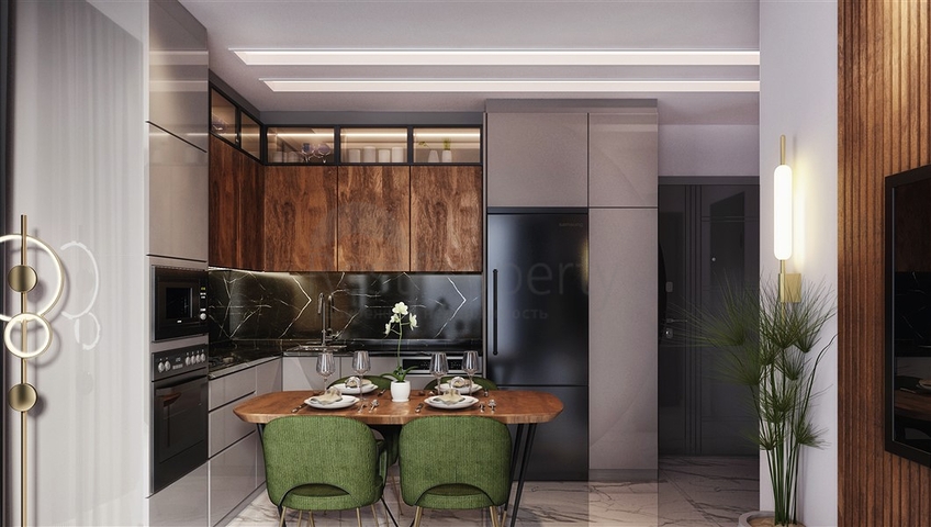 A new residential complex project in the Oba area