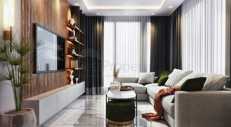 A new residential complex project in the Oba area