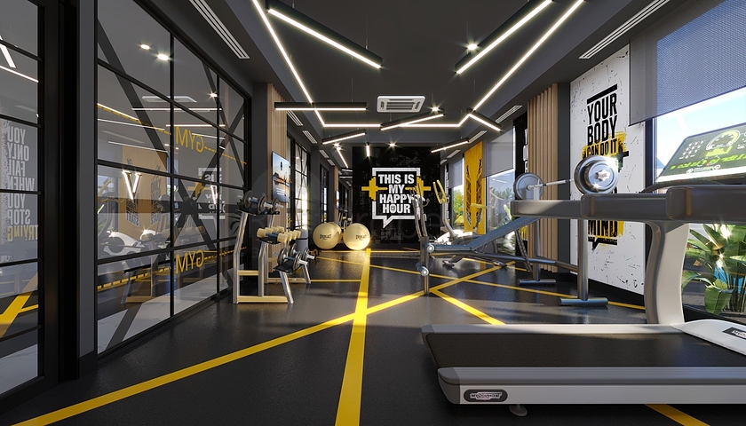 1+1 apartment in a new residential complex in Mahmutlar district