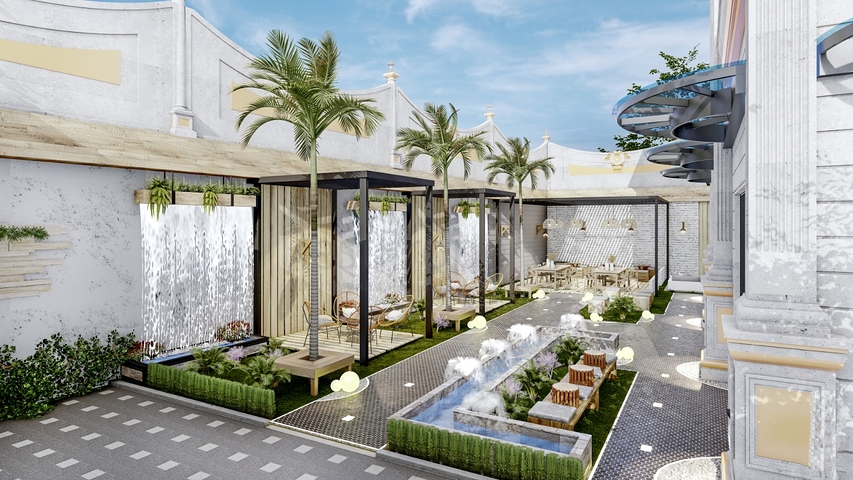 1+1 apartment in a new residential complex in Mahmutlar district