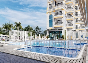 1+1 apartment in a new residential complex in Mahmutlar district