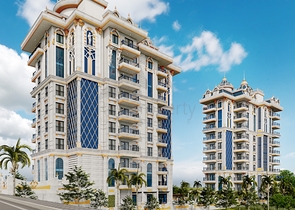 1+1 apartment in a new residential complex in Mahmutlar district