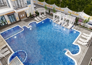 1+1 apartment in a new residential complex in Mahmutlar district