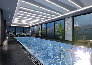 1+1 apartment in a new residential complex in Mahmutlar district