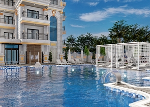 1+1 apartment in a new residential complex in Mahmutlar district