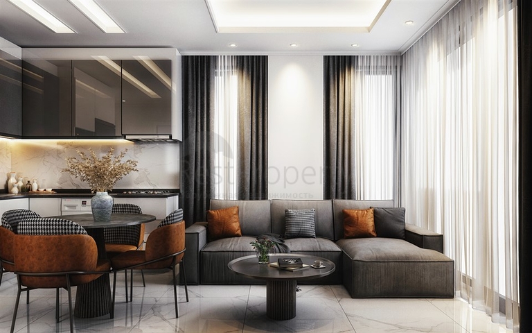 A new residential complex under construction in the Oba area