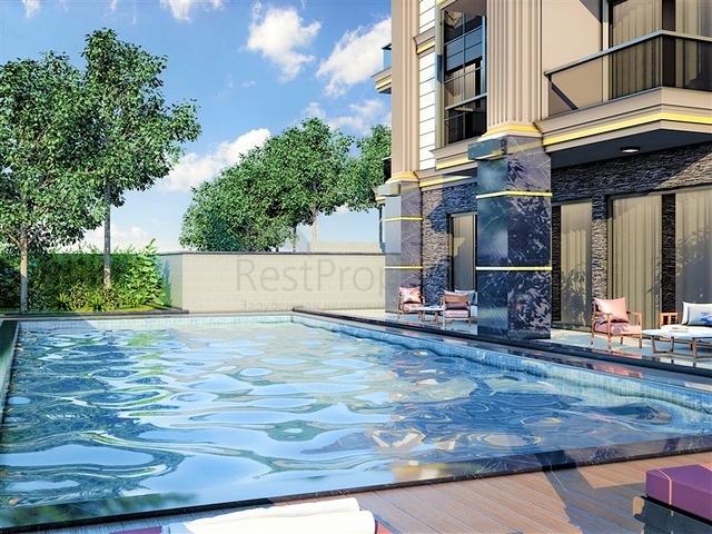 New project with a view of the fortress and the Mediterranean Sea