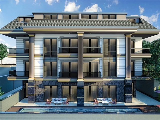 New project with a view of the fortress and the Mediterranean Sea