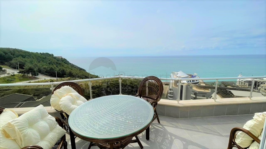 4+1 penthouse with sea view in Konakli district 4+1 penthouse with sea view in Konakli district