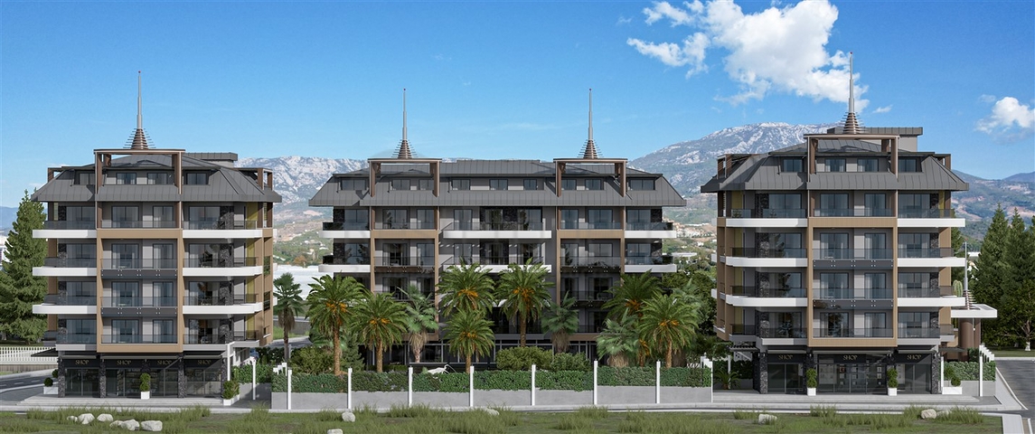 A new investment project in the Kargicak area of Alanya