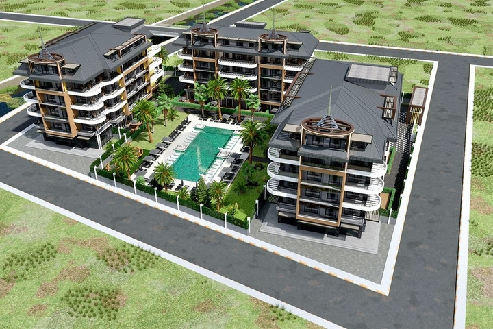A new investment project in the Kargicak area of Alanya