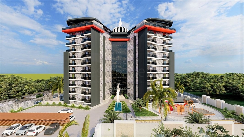 A new project with a hotel-type infrastructure in Gazipasa