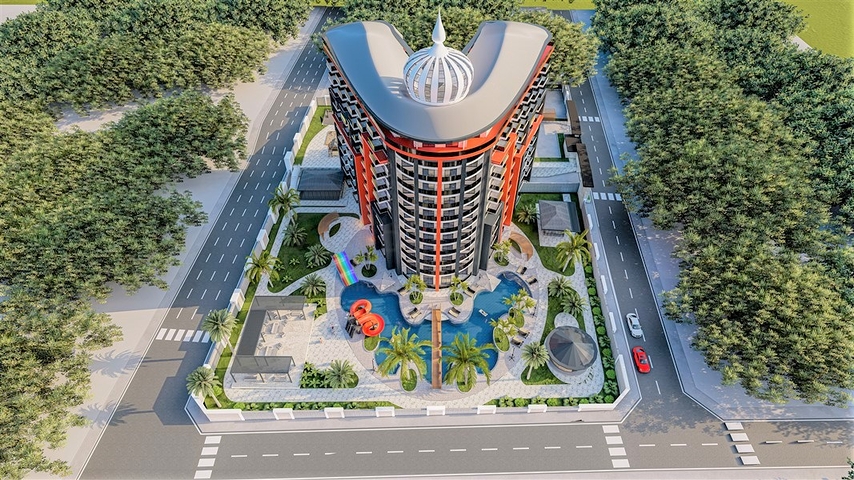 A new project with a hotel-type infrastructure in Gazipasa