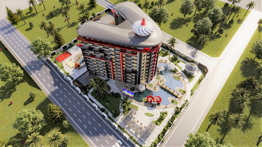 A new project with a hotel-type infrastructure in Gazipasa