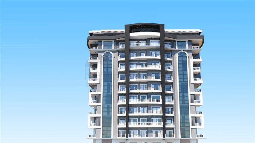 One-bedroom apartment in a new Alanya complex