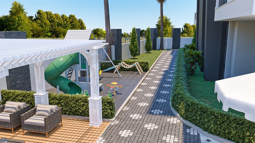 One-bedroom apartment in a new Alanya complex