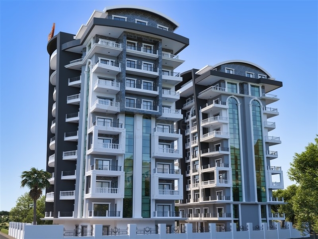 One-bedroom apartment in a new Alanya complex