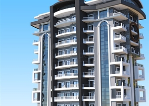 One-bedroom apartment in a new Alanya complex