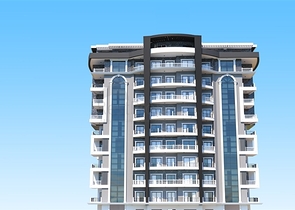 One-bedroom apartment in a new Alanya complex