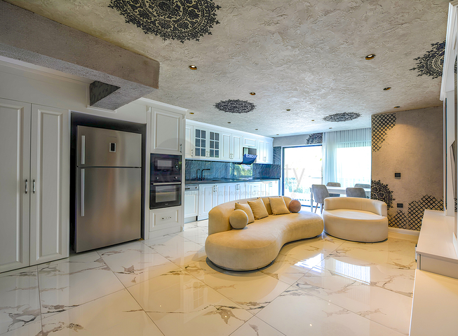 Furnished 3+1 villa in Kargicak