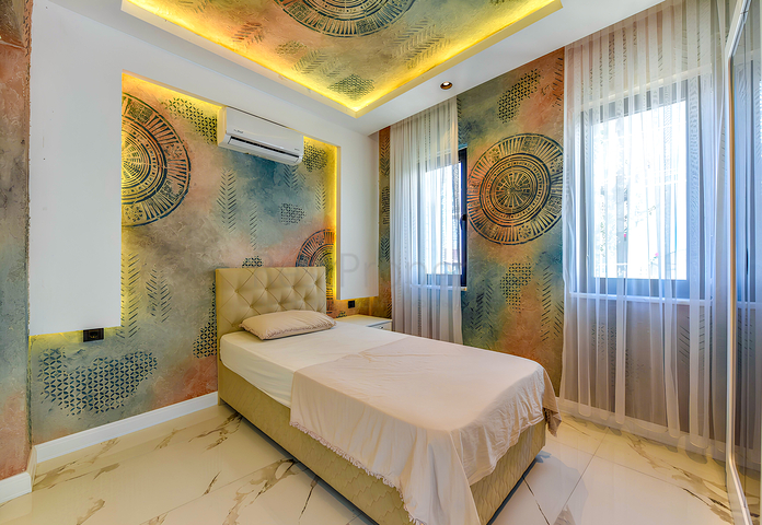 Furnished 3+1 villa in Kargicak