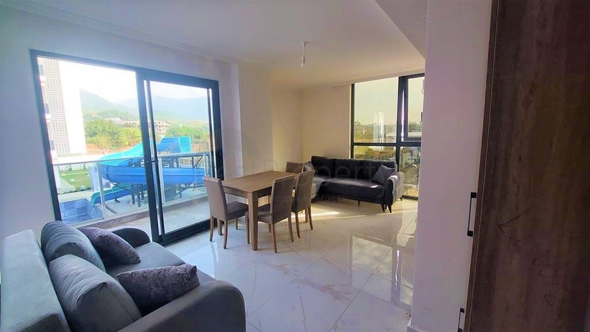 Furnished 2+1 apartment in a new complex in Oba district