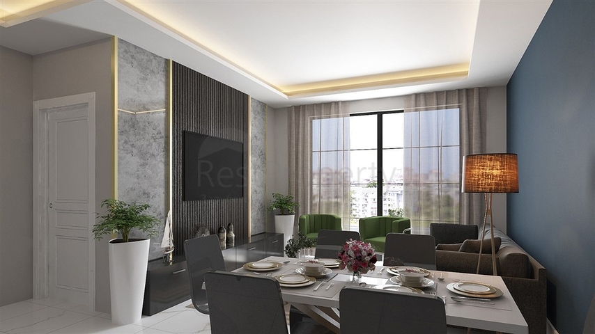 1+1 apartment in a complex under construction