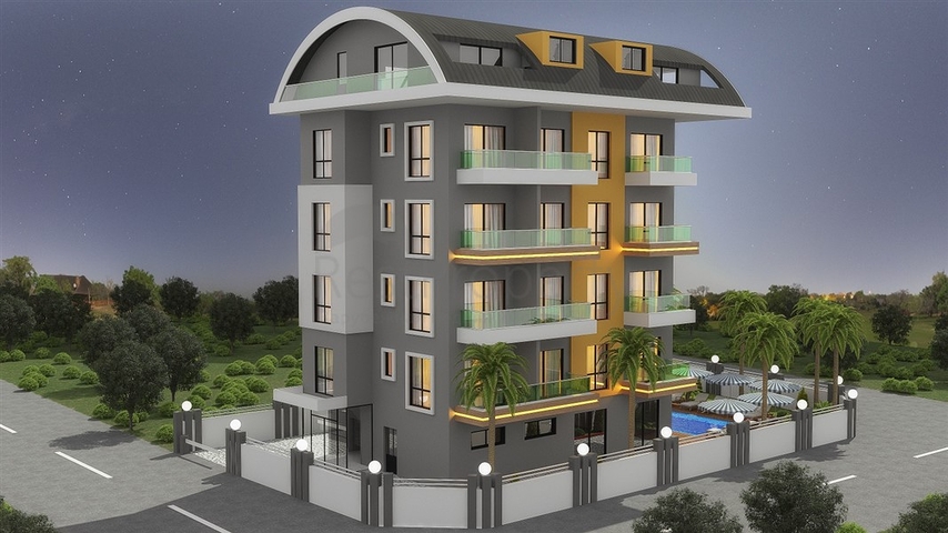 1+1 apartment in a complex under construction