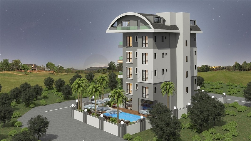 1+1 apartment in a complex under construction