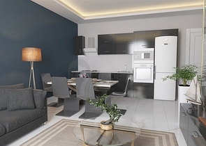 1+1 apartment in a complex under construction