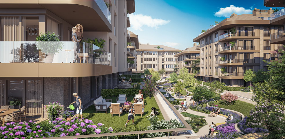 A family concept project in the Uskyudar district