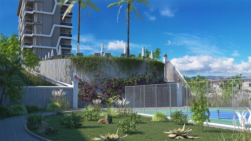 Apartments in a new residence in the developing Pajallar area