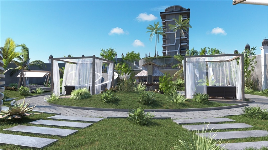 Apartments in a new residence in the developing Pajallar area