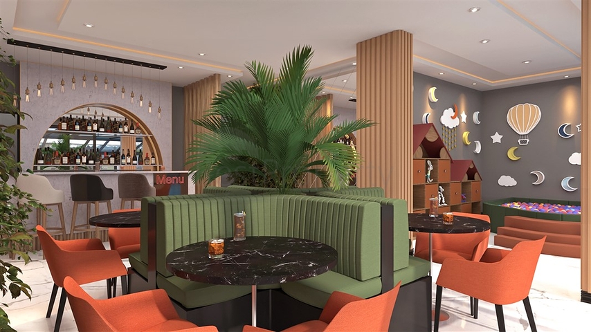 Apartments in a new residence in the developing Pajallar area